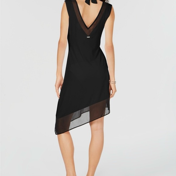 New Calvin Klein Asymmetrical-Hem Swim Cover-Up Large/XLarge - Picture 3 of 5